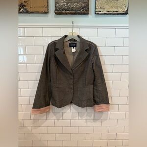 Allen B. By Allen Schwartz Vintage Gray Blazer